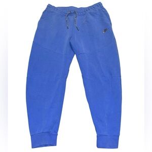 Nike tech fleece mens 2XL blue joggers